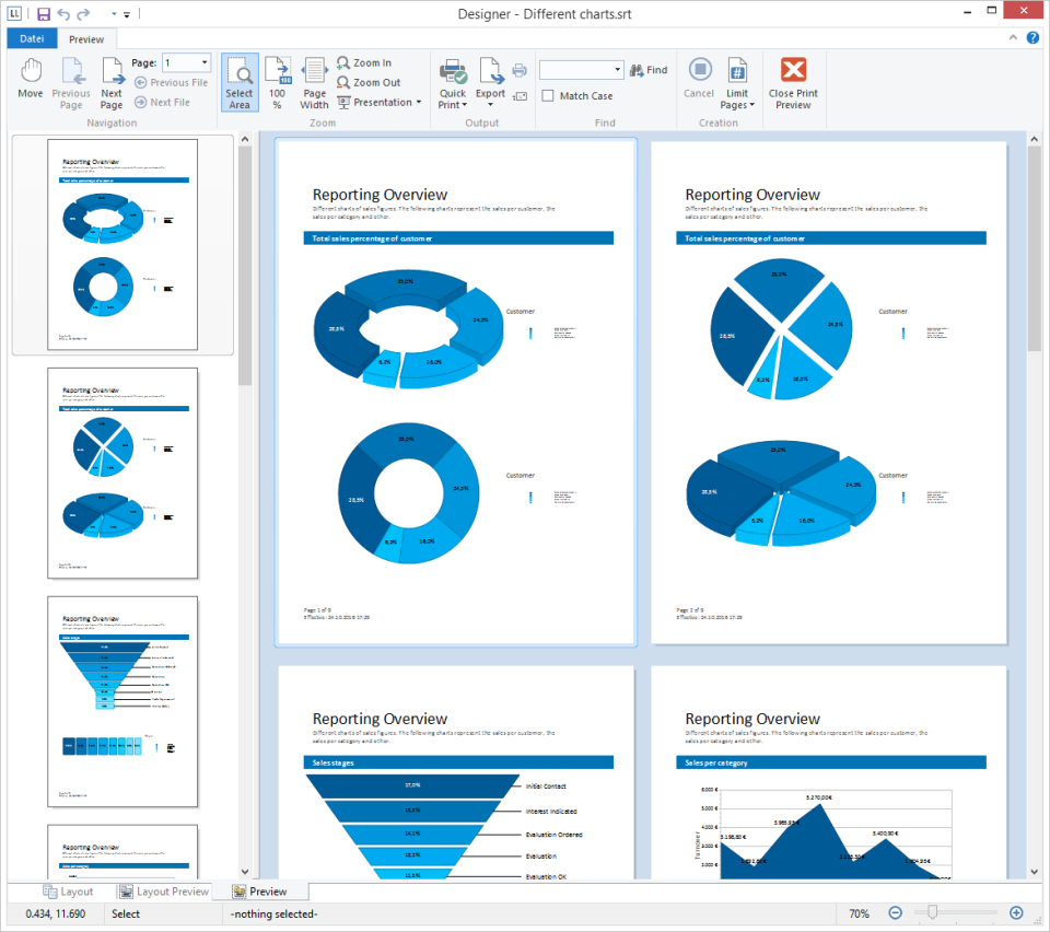 screenshot of List & Label